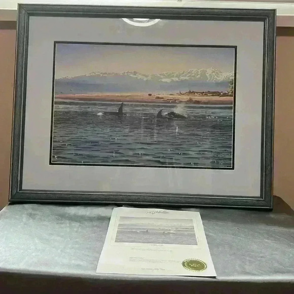 Migrating South Lithographic Reproduction Limited Edition Signed # 109 - Picture 2 of 12